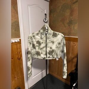 Zara | Green TyeDye Cropped Jacket